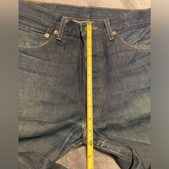 Levi 501 Original Straight Leg Button-Fly Jeans - Picture 4 of 4